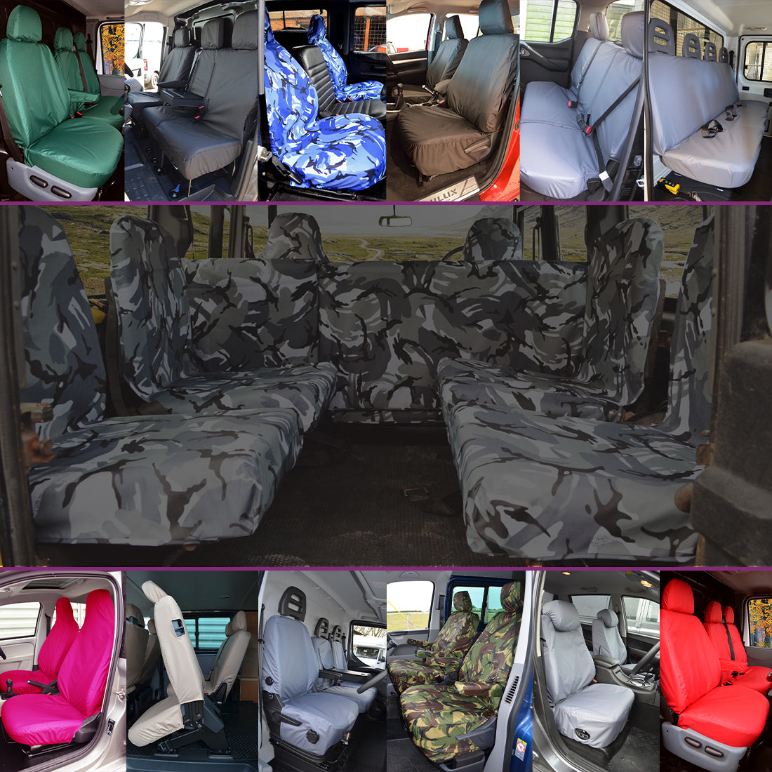Toyota Aygo X Camo Bespoke Seat Covers