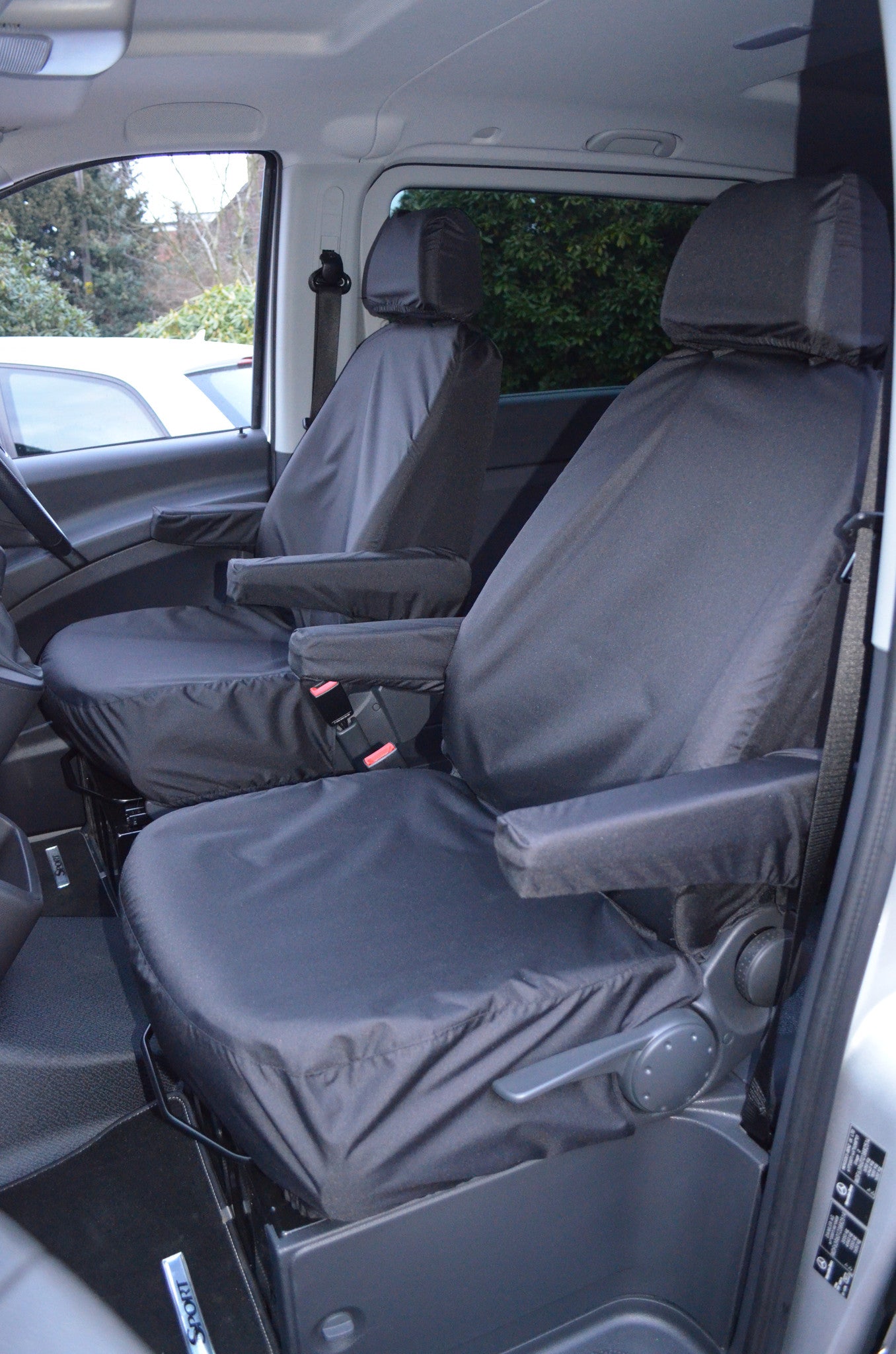 Mercedes vito on sale seat covers